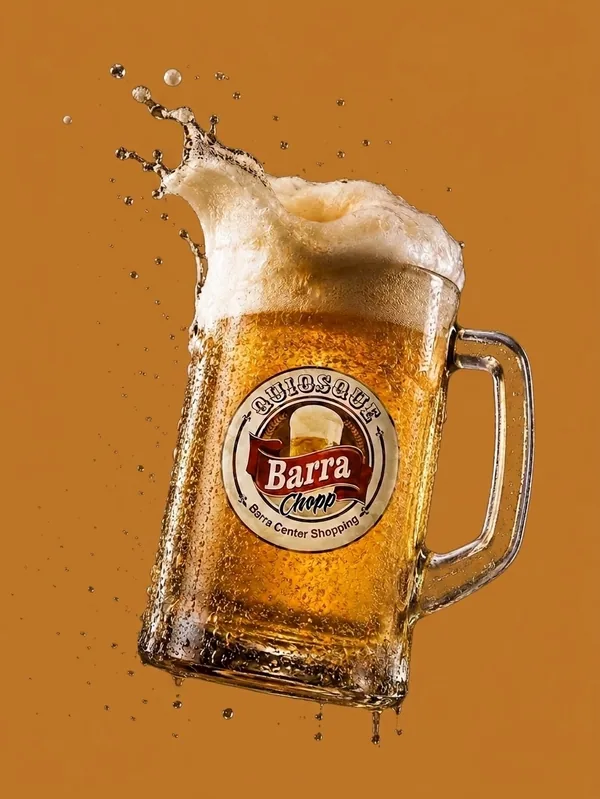 Caneca de chopp gelado