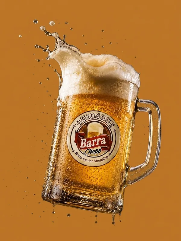 Caneca de chopp gelado